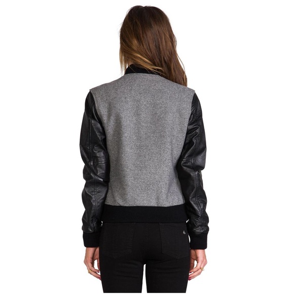 True Religion Heather Grey Varsity Jacket - Picture 4 of 8